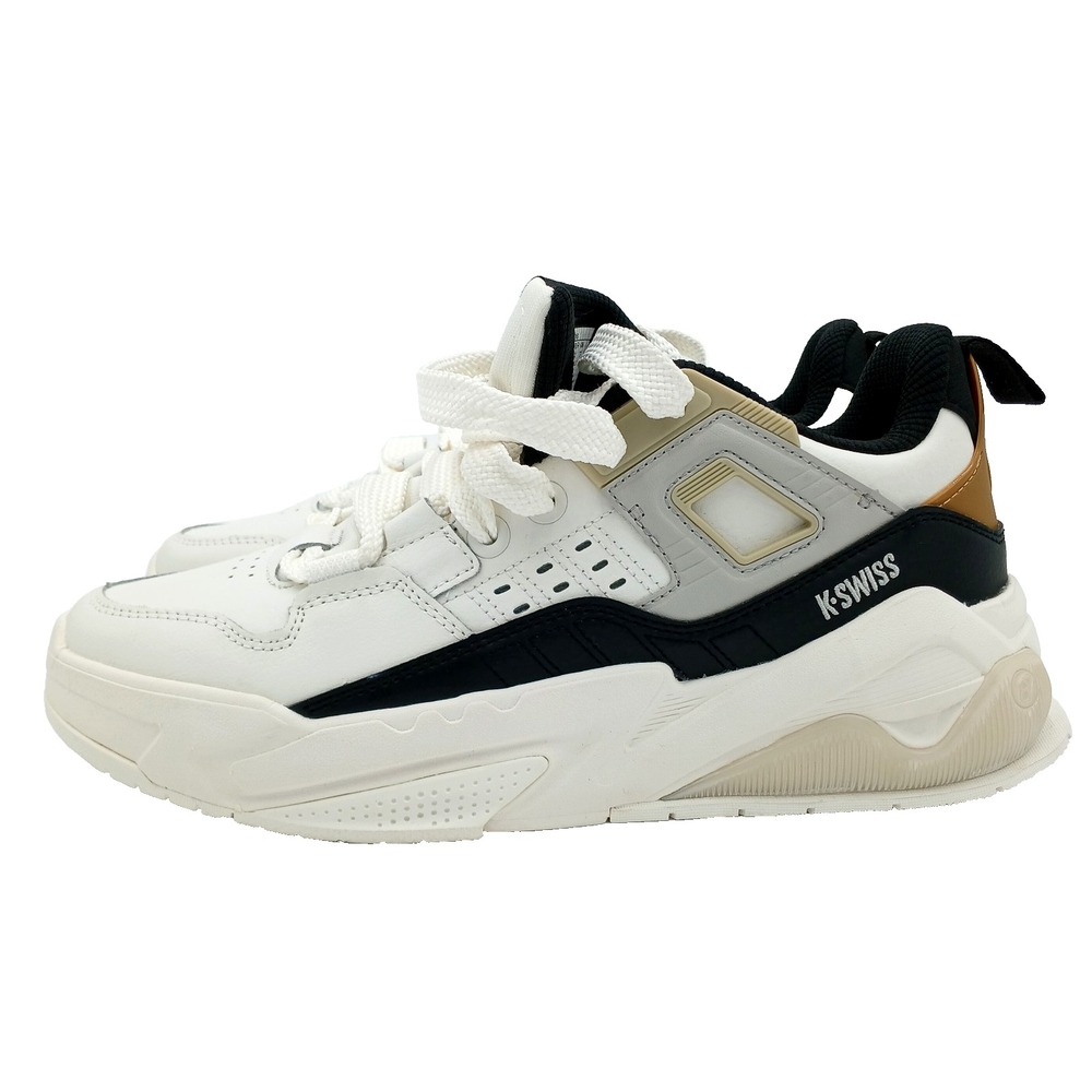 K-Swiss TECHNA TRAINER Shoes SAIL WHITE/ GRAY/ Sneakers E24/124 Size: Mens 9 US‎